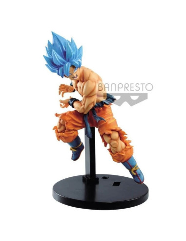 FIGURA DRAGON BALL SUPER SAIYAN GOD SON GOKU BLUE TAG FIGHTERS