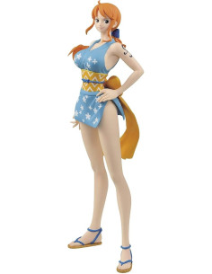 FIGURA ONE PIECE GLITTER & GLAMOURS NAMI WANOKUNI STYLE