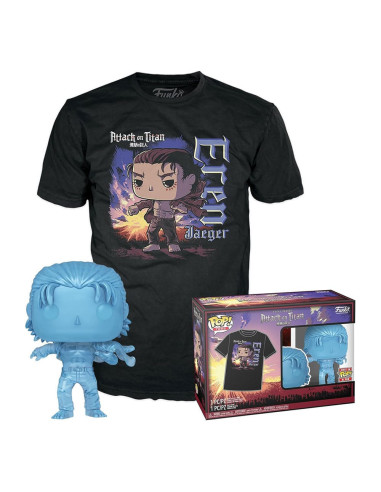 FUNKO POP & TEE ATAQUE A LOS TITANES EREN JAEGER SPECIAL EDITION TALLA XL