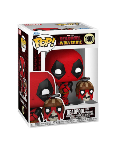 FUNKO POP DEADPOOL & WOLVERINE DEADPOOL WITH HEADPOOL