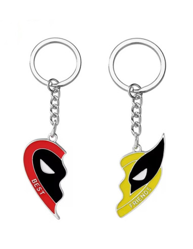 SET 2 LLAVEROS DEADPOOL & WOLVERINE