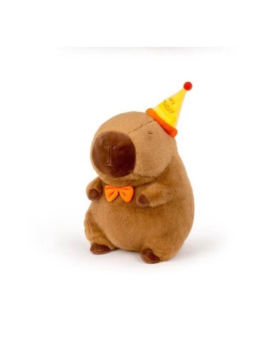 PELUCHE CAPYBARA HAPPY BIRTHDAY 35cm