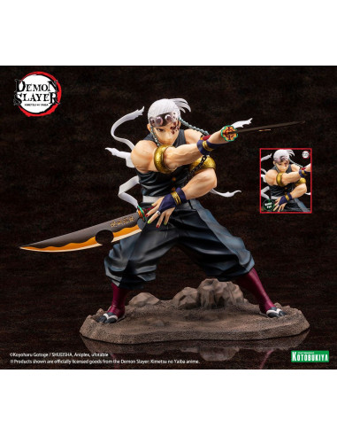 ESTATUADemon Slayer: KIMETSU NO YAIBA ARTFXJ PVC 1/8 TENGEN UZUI Bonus Edition