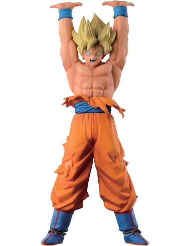 FIGURA DRAGON BALL SUPER SS SON GOKU GIVE ME ENERGY SPIRITS BALL SPECIAL