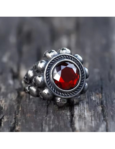 ANILLO ACERO INOXIDABLE SKULLS