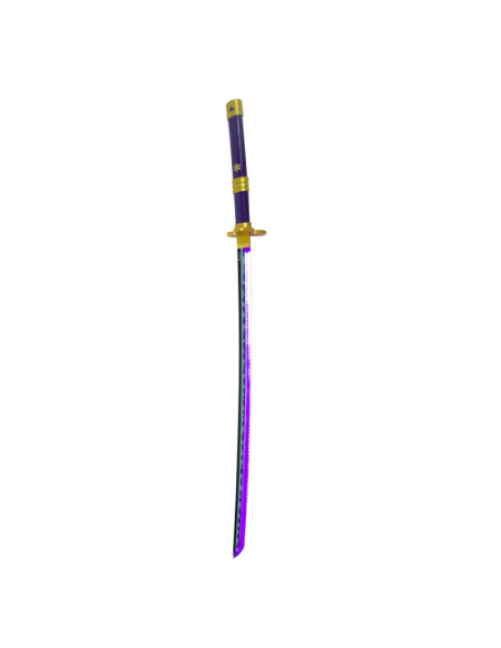 KATANA CON LUZ LED ONE PIECE ENMA MORADA ZORO 102cm
