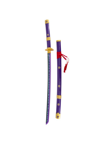 KATANA CON LUZ LED ONE PIECE ENMA MORADA ZORO 102cm