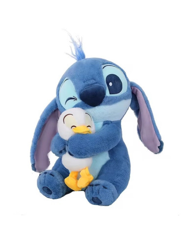 PELUCHE LILO&STITCH STITCH WITH DUCKLING 45cm