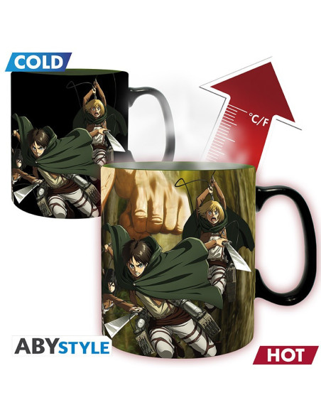 TAZA MAGICA ATAQUE A LOS TITANES TITAN EREN