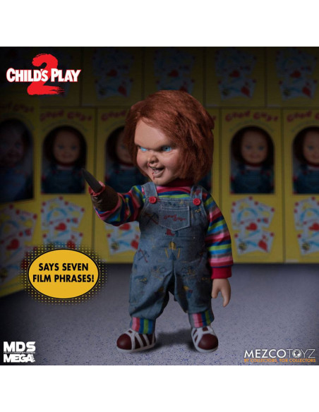 MUÑECO PARLANTE CHILDS PLAY 2 GOOD GUYS MENACING CHUCKY 40cm