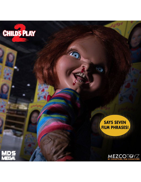 MUÑECO PARLANTE CHILDS PLAY 2 GOOD GUYS MENACING CHUCKY 40cm