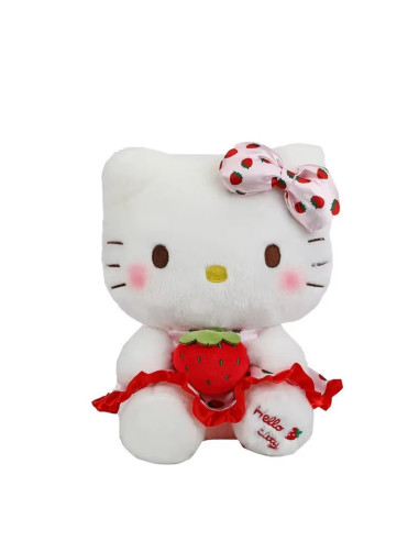 PELUCHE SANRIO HELLO KITTY STRAWBERRY 24cm