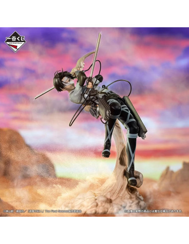 FIGURA ICHIBAN KUJI ATAQUE A LOS TITANES LEVI ACKERMAN THE FINAL SEASON