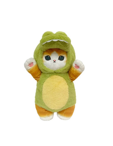 PELUCHE MOFUSAND CAT DRESSED UP DINOSAUR 50cm