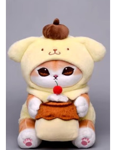 PELUCHE MOFUSAND CAT DRESSED UP POMPOMPURIN 22cm