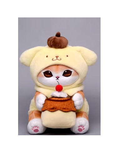 PELUCHE MOFUSAND CAT DRESSED UP POMPOMPURIN 22cm