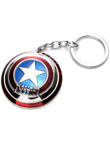 LLAVERO MARVEL ESCUDO CAPITAN AMERICA