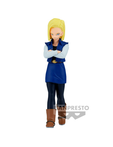 FIGURA BANPRESTO DRAGON BALL Z SOLID EDGE WORKS ANROID 18