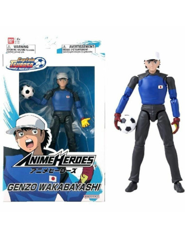 FIGURA ARTICULADA ANIME HEROES CAPTAIN TSUBASA GENZO WAKABAYASHI