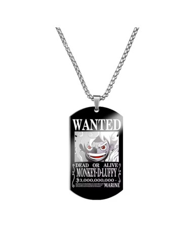 COLGANTE ONE PIECE WANTED MONKEY D LUFFY