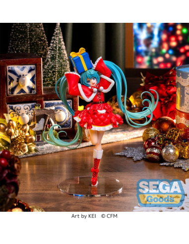 FIGURA LUMINASTA SEGA HATSUNE MIKU CHRISTMAS