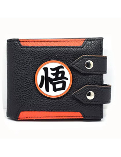 CARTERA CON MONEDERO DRAGON BALL LOGO GO