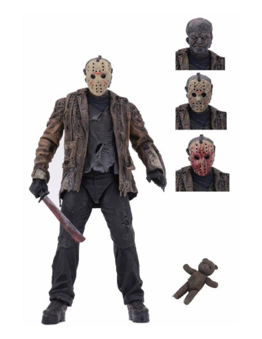 FIGURA NECA REEL TOYS FREDDY VS. JASON ULTIMATE JASON VOORHEES