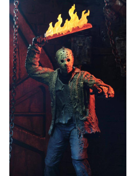 FIGURA NECA REEL TOYS FREDDY VS. JASON ULTIMATE JASON VOORHEES