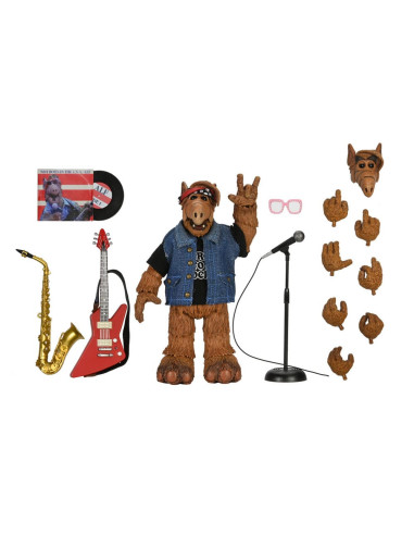 FIGURA NECA REEL TOYS ALF ULTIMATE BORN TO ROCK ALF