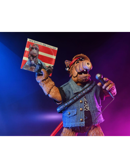 FIGURA NECA REEL TOYS ALF ULTIMATE BORN TO ROCK ALF