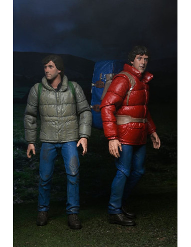 PACK DE 2 FIGURAS NECA REEL TOYS UN HOMBRE LOBO AMERICANO EN LONDRES JACK & DAVID