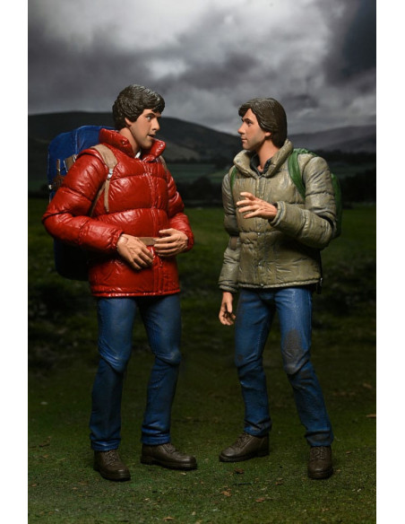 PACK DE 2 FIGURAS NECA REEL TOYS UN HOMBRE LOBO AMERICANO EN LONDRES JACK & DAVID