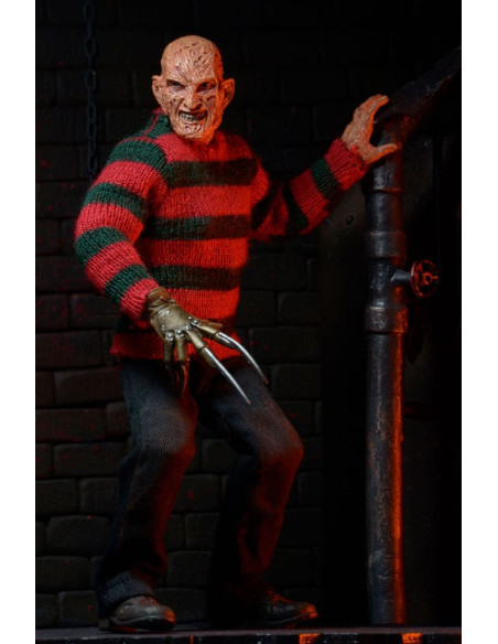 FIGURA NECA REEL TOYS A NIGHTMARE ON ELM STREET  CLOTHED FREDDY KRUEGER ULTIMATE