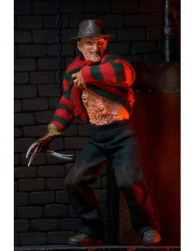 FIGURA NECA REEL TOYS A NIGHTMARE ON ELM STREET  CLOTHED FREDDY KRUEGER ULTIMATE