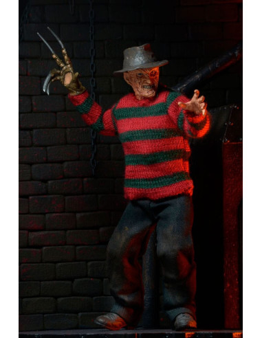 FIGURA NECA REEL TOYS A NIGHTMARE ON ELM STREET  CLOTHED FREDDY KRUEGER ULTIMATE