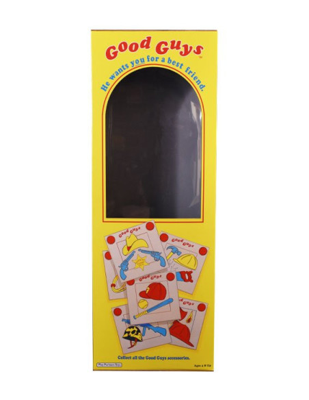 CHUCKY EL MUÑECO DIABOLICO REPLICA 1/1 CAJA GOOD GUYS