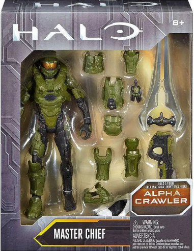 FIGURA ARTICULADA HALO MASTER CHIEF ALPHA CRAWLER