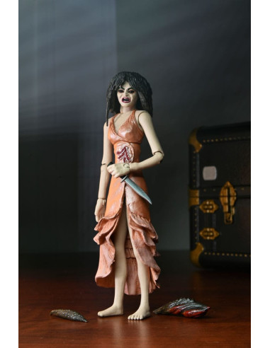 PACK DE FIGURAS NECA REEL TOYS PUPPET MASTER Toulon's Puppet Case & Leech Woman