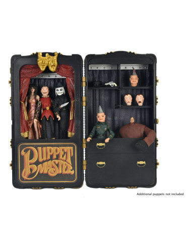 PACK DE FIGURAS NECA REEL TOYS PUPPET MASTER Toulon's Puppet Case & Leech Woman