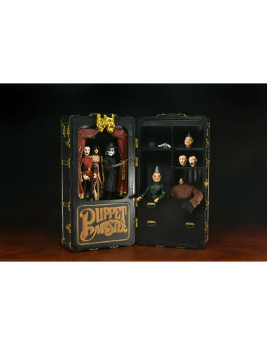PACK DE FIGURAS NECA REEL TOYS PUPPET MASTER Toulon's Puppet Case & Leech Woman