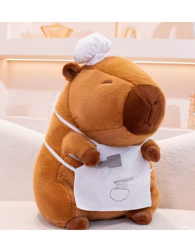 PELUCHE CAPYBARA CHEF 25cm