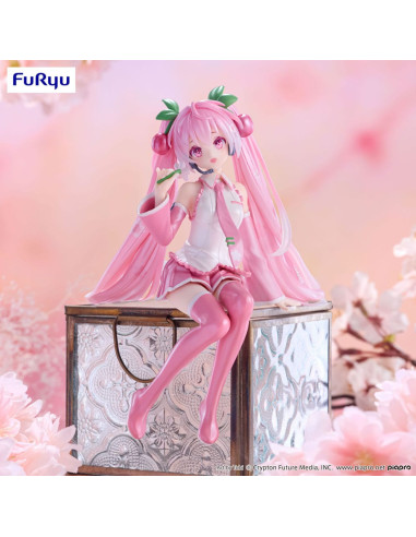 FIGURA HATSUNE MIKU Noodle Stopper SAKURA MIKU  Pearl Color Ver. 15 cm