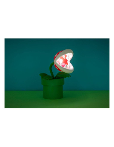 LAMPARA SUPER MARIO PLANTA PIRANHA 23cm