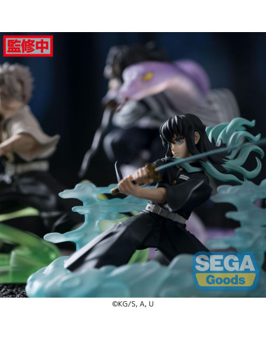 ESTATUA PVC Demon Slayer: Kimetsu no Yaiba Xross Link Anime Muichiro Tokito Hashira Training Arc 11 cm