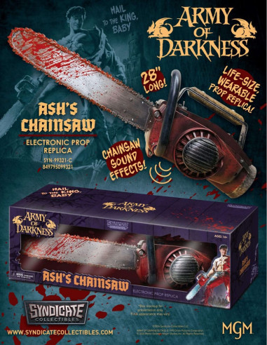 Réplica Prop 1/1 Army of Darkness Ash's Chainsaw 71 cm