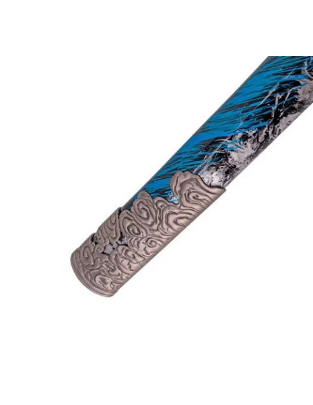 KATANA AFILADA GHOST OF TSUSHIMA JIN SAKAI Gama Alta (ACERO AL CARBONO)