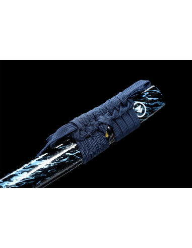 KATANA AFILADA GHOST OF TSUSHIMA JIN SAKAI Gama Alta (ACERO AL CARBONO)