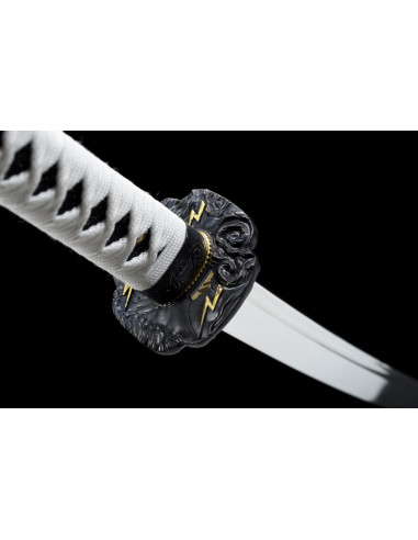 KATANA AFILADA GHOST OF TSUSHIMA JIN SAKAI Gama Alta (ACERO AL CARBONO)