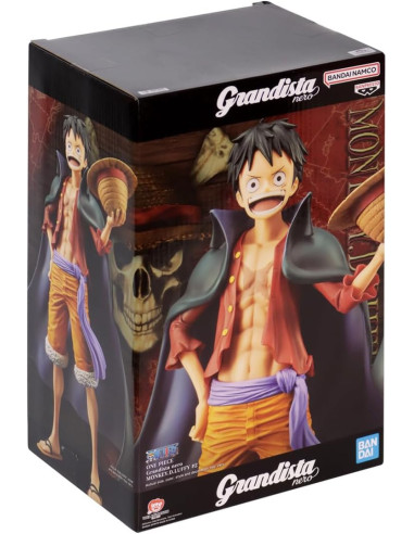 FIGURA ONE PIECE GRANDISTA NERO MONKEY D. LUFFY