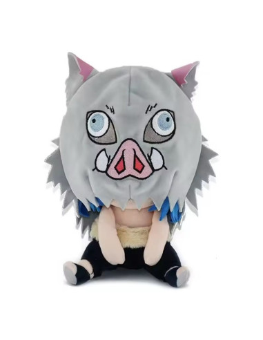 PELUCHE DEMON SLAYER KIMETSU NO YAIBA INOSUKE CON MASCARA DE JABALI